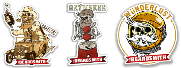 Beardsmith Die-Cut Stickers